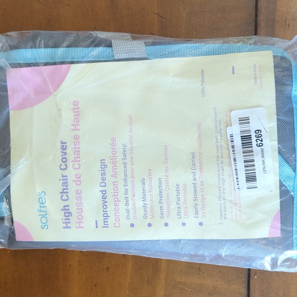 Solfres Dual-Belt High Chair Cover New in package - Picture 3 of 5